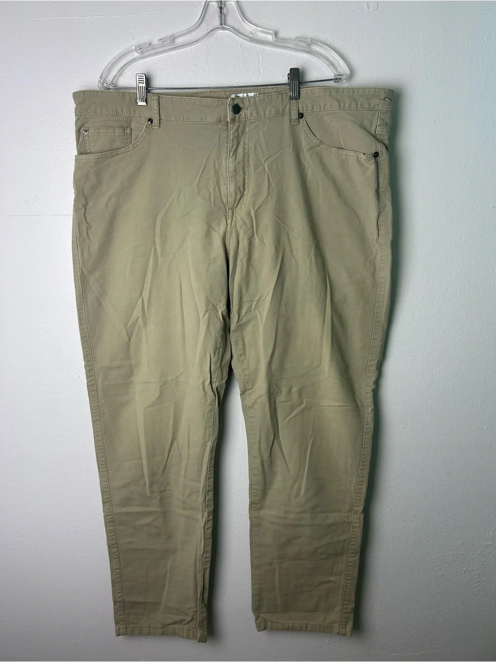 Peter Millar Men Size 42X30 Fairfield Garment Dyed Denim Light khaki